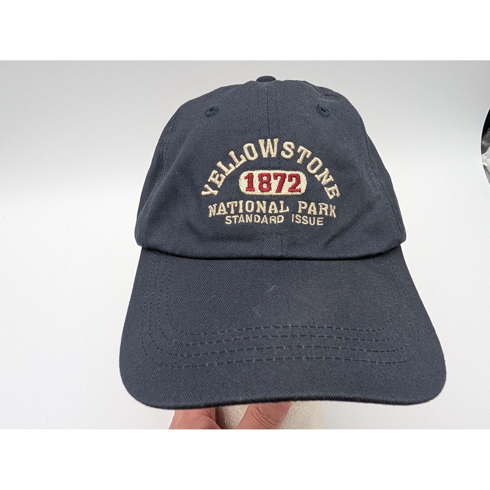 Yellowstone National Park Standard Issue 1872 Navy Blue Cotton Strapback Hat